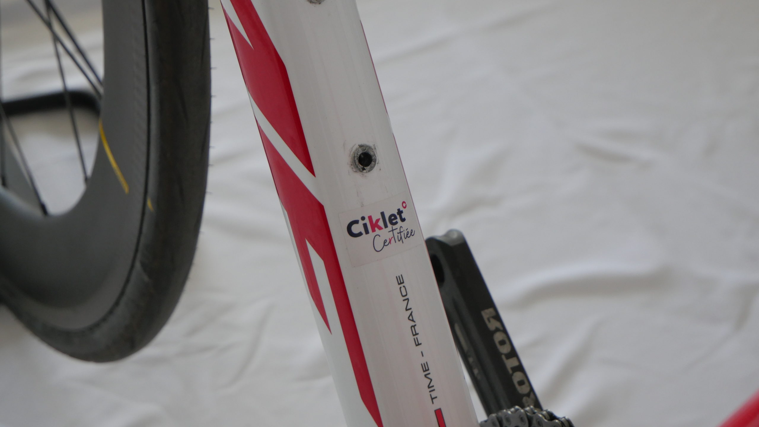 Rennrad Time Scylon Shimano Ultegra Di2 Rot / Weiß