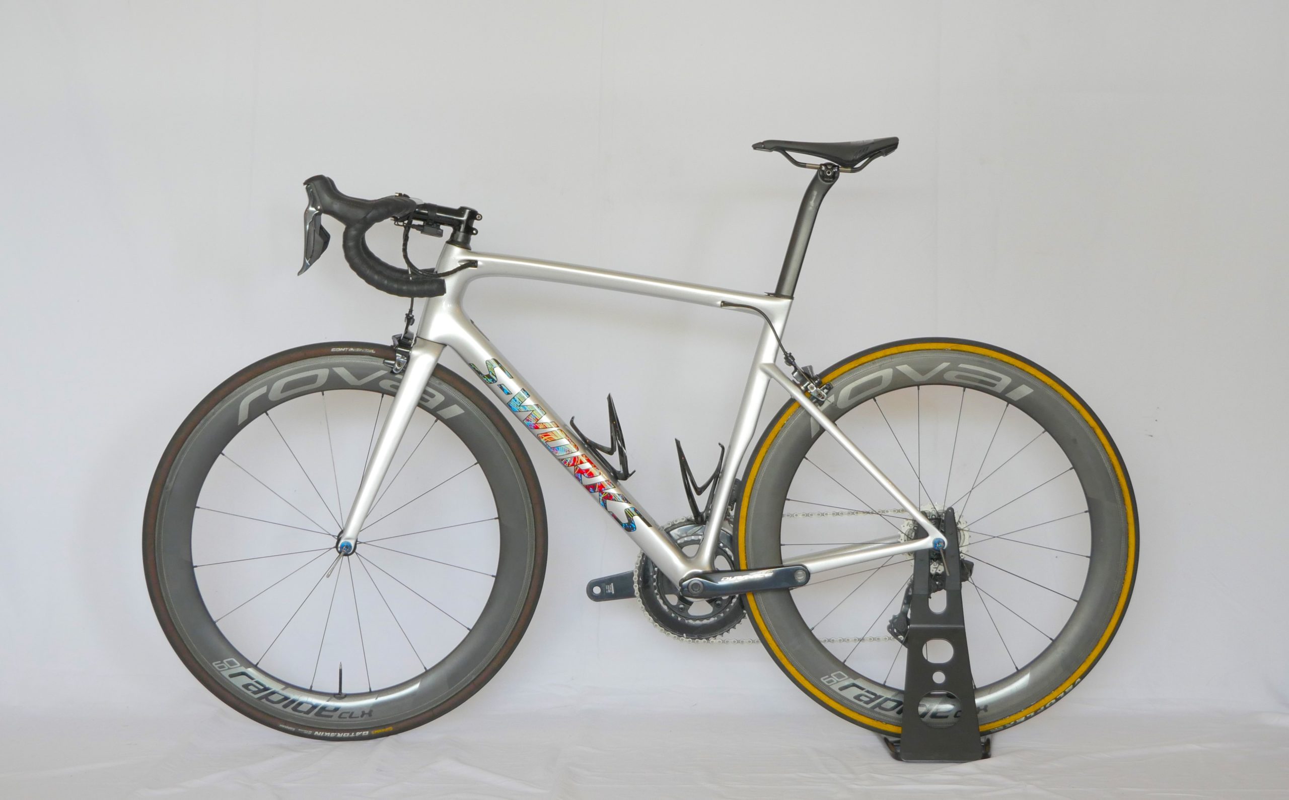 Road Bike Specialized SL6 S-Works Marcel Kittel Shimano Dura-Ace Di2 Gris / Multicolore