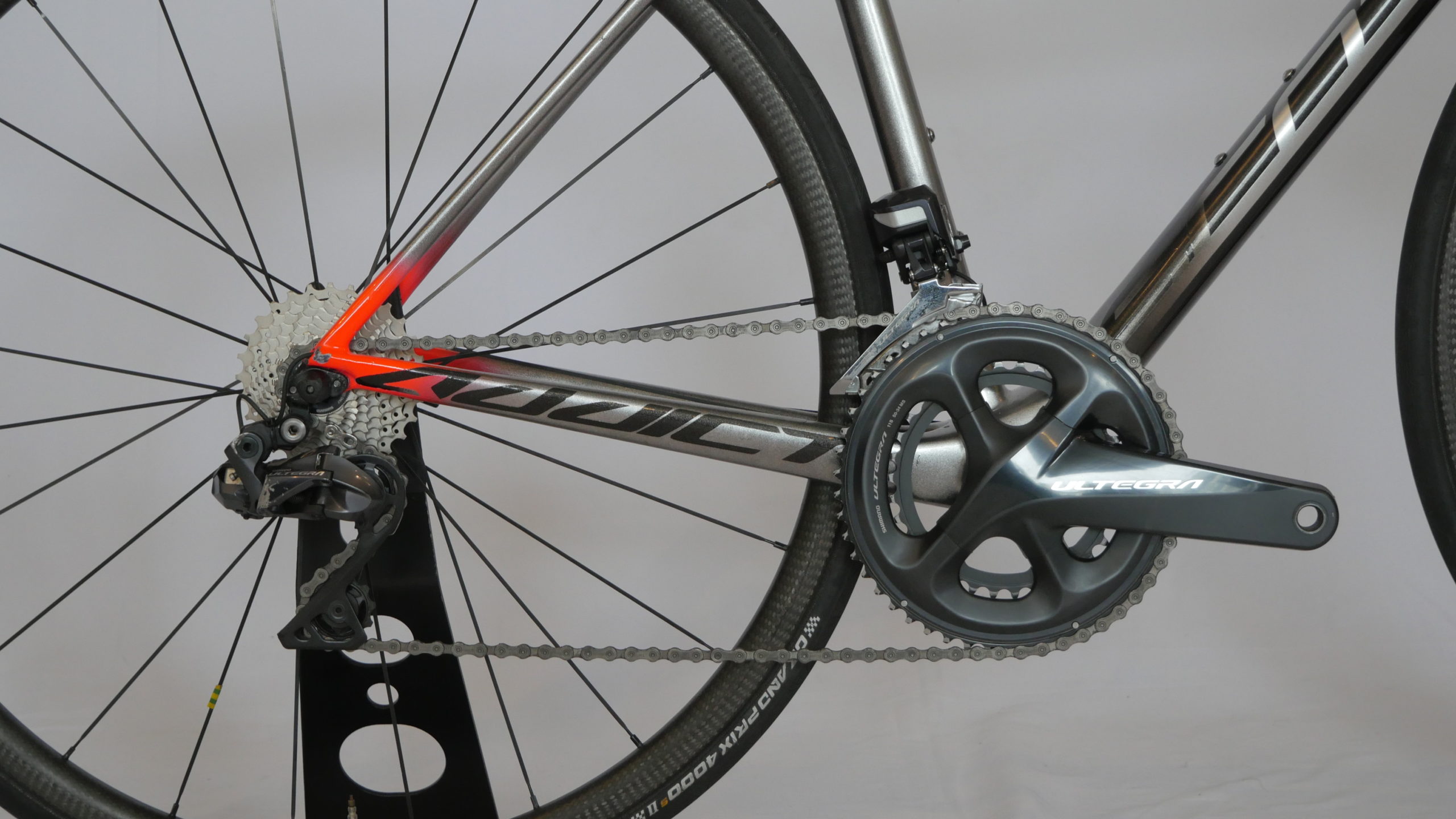 Vélo de route Scott Addict RC Shimano Ultegra Di2 Black / Grey / Orange