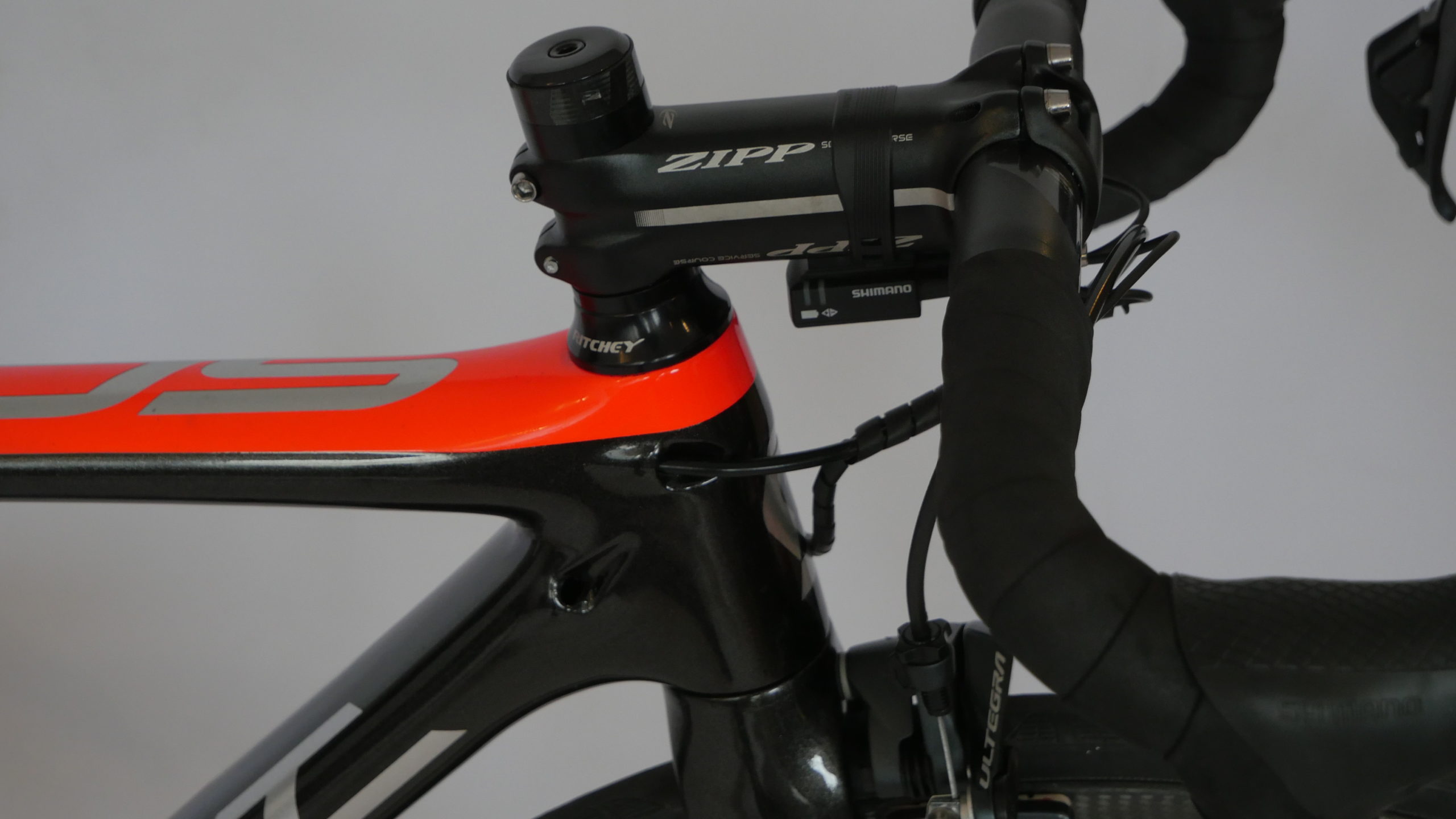 Road Bike Scott Addict RC Shimano Ultegra Di2 Noir / Gris / Orange