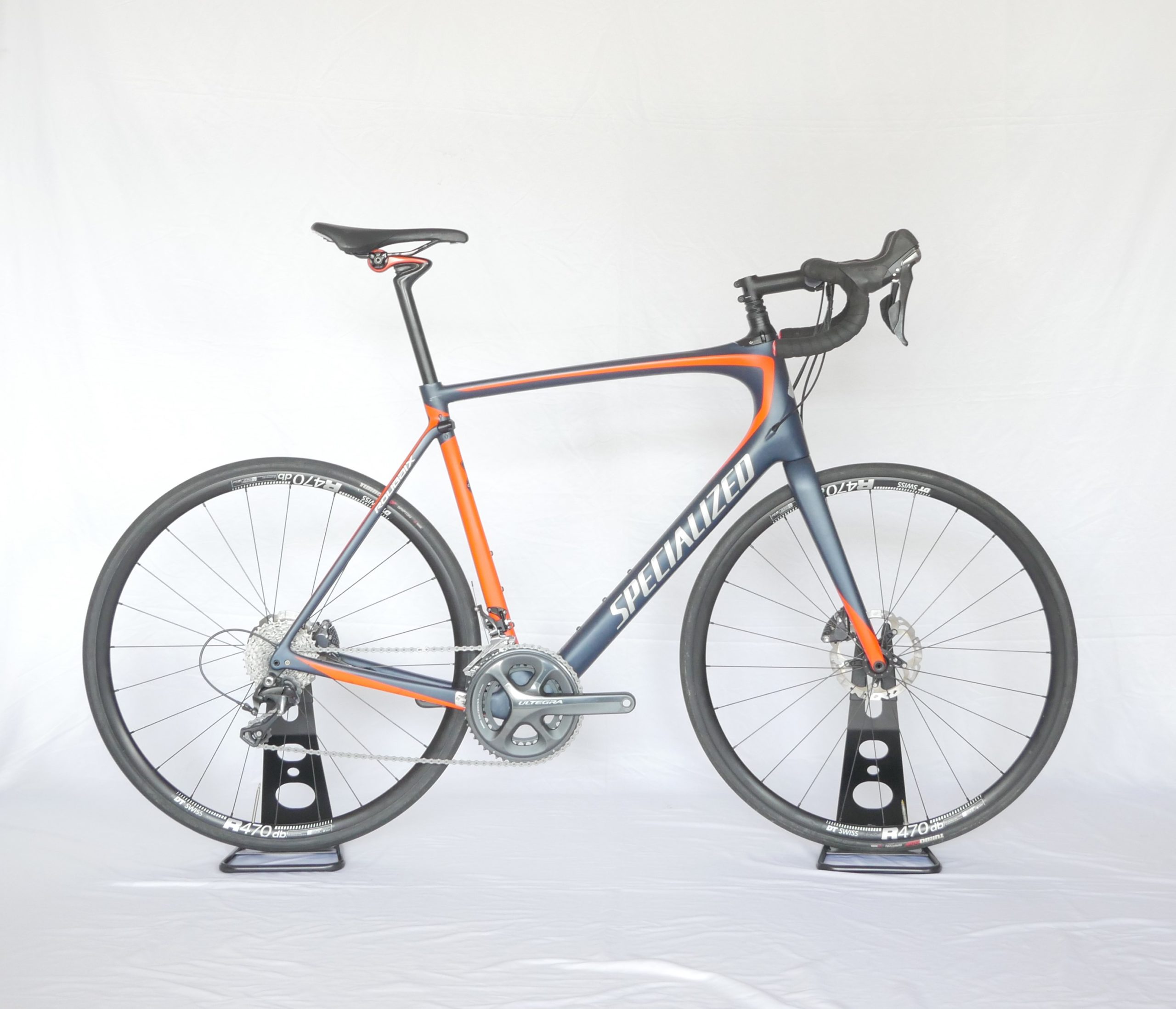 Gravelbike Specialized Roubaix Comp Shimano Ultegra Blau / Orange