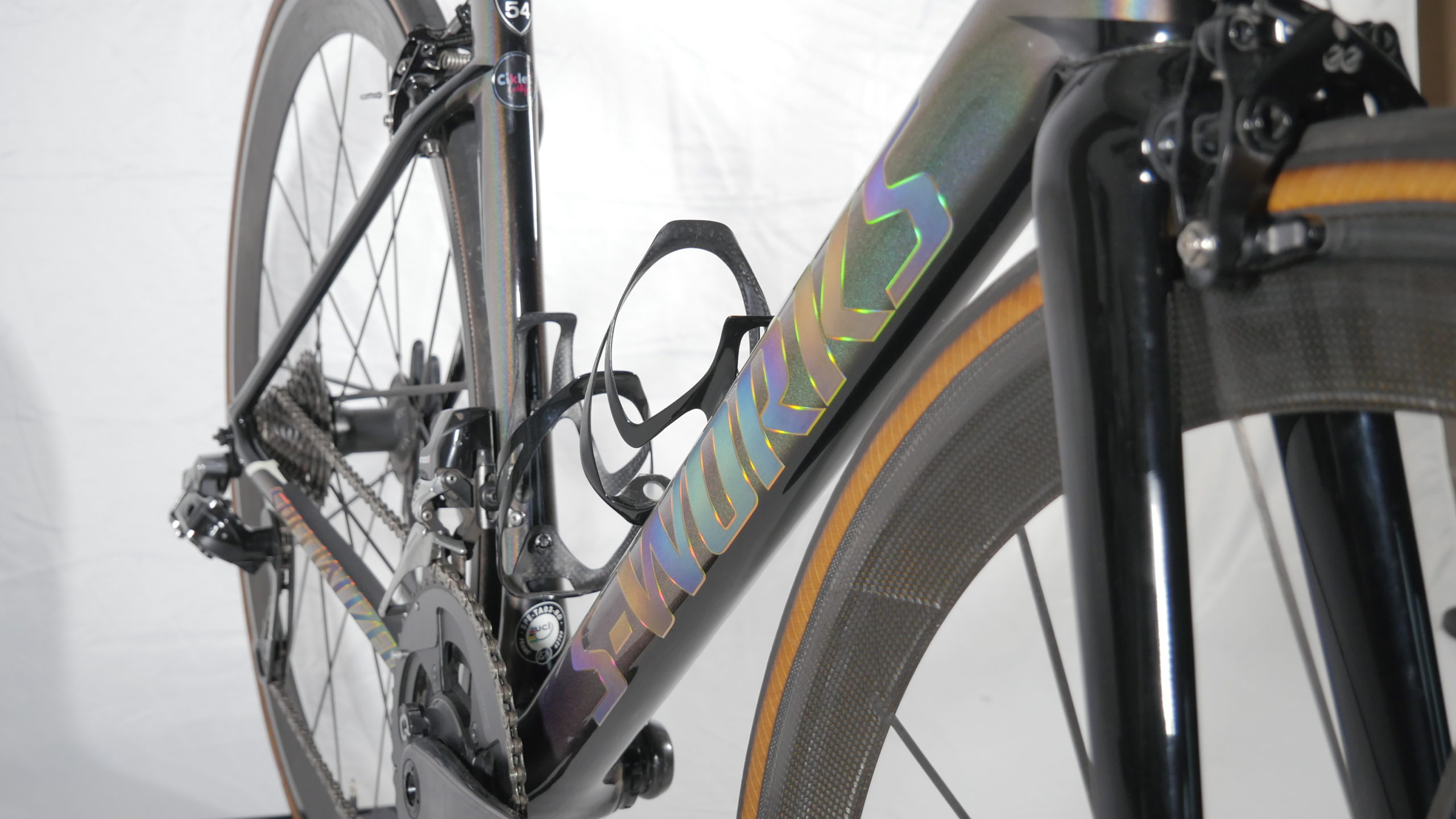 Vélo de route Specialized Tarmac SL6 S-Works Sagan Superstar Black / Multicoloured