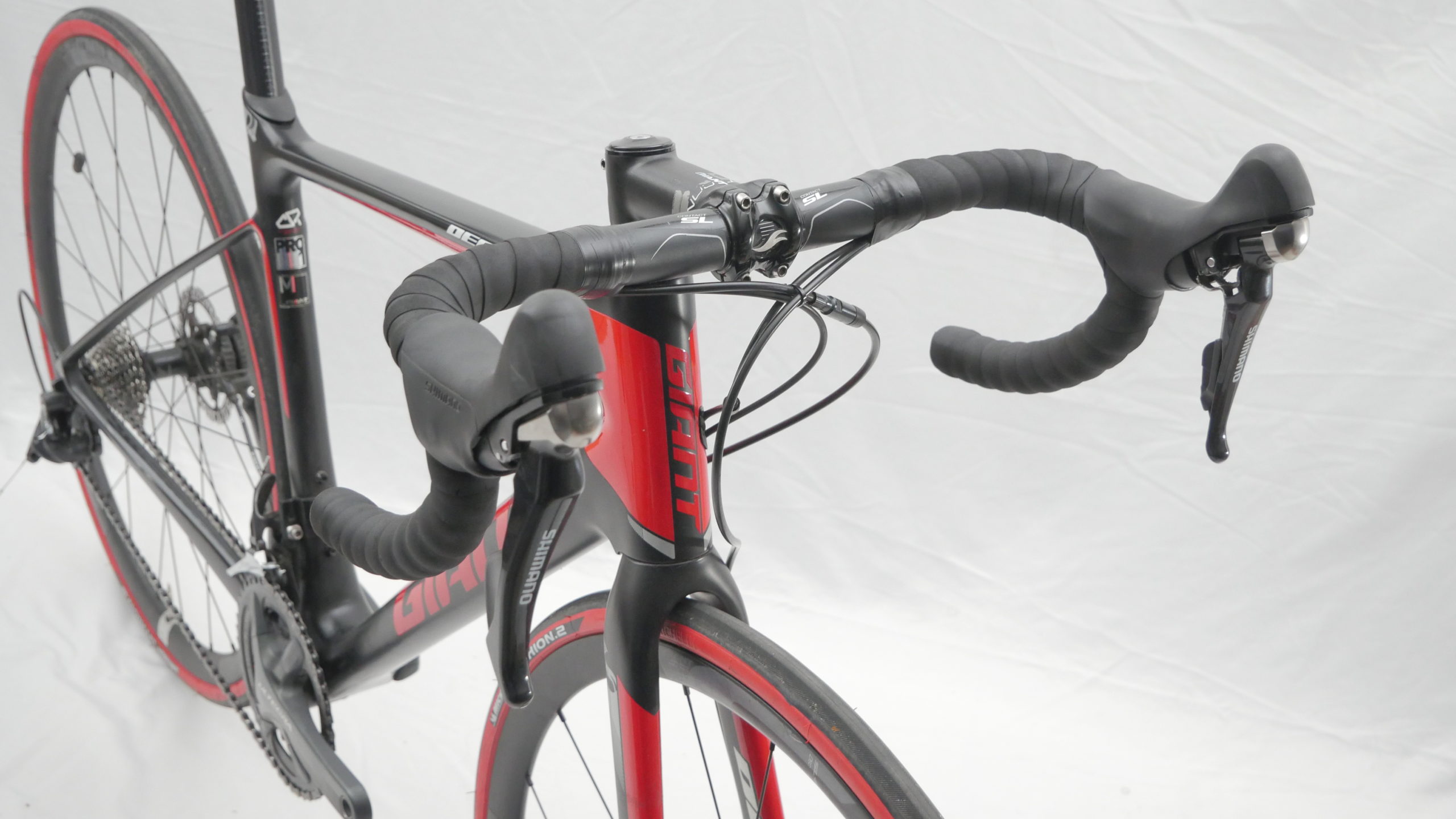 Road Bike Giant Defy Shimano Ultegra Noir / Rouge