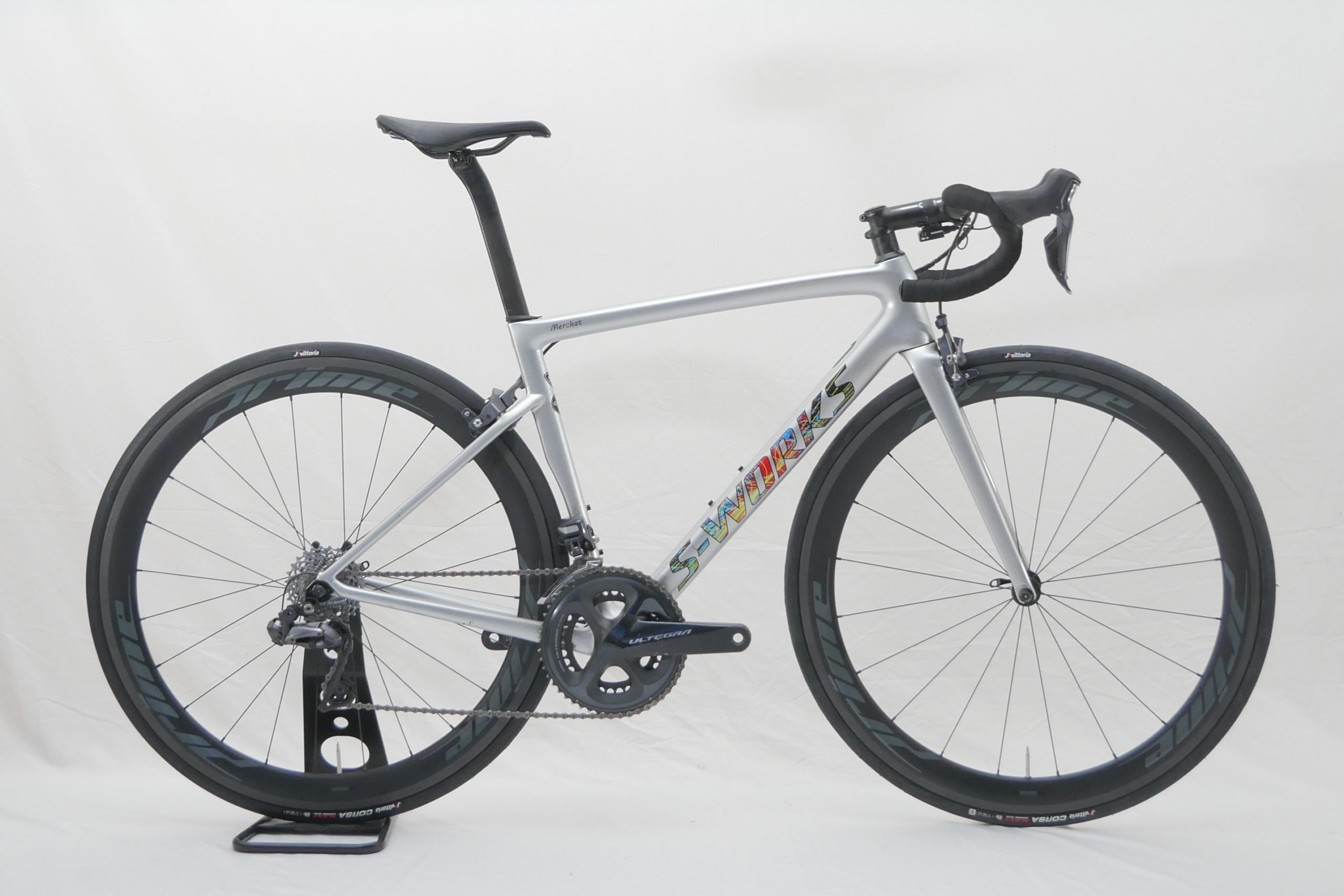 Vélo de route Specialized Tarmac SL6 S-Works Marcel Kittel Shimano Ultegra Di2 Grey / Multicoloured
