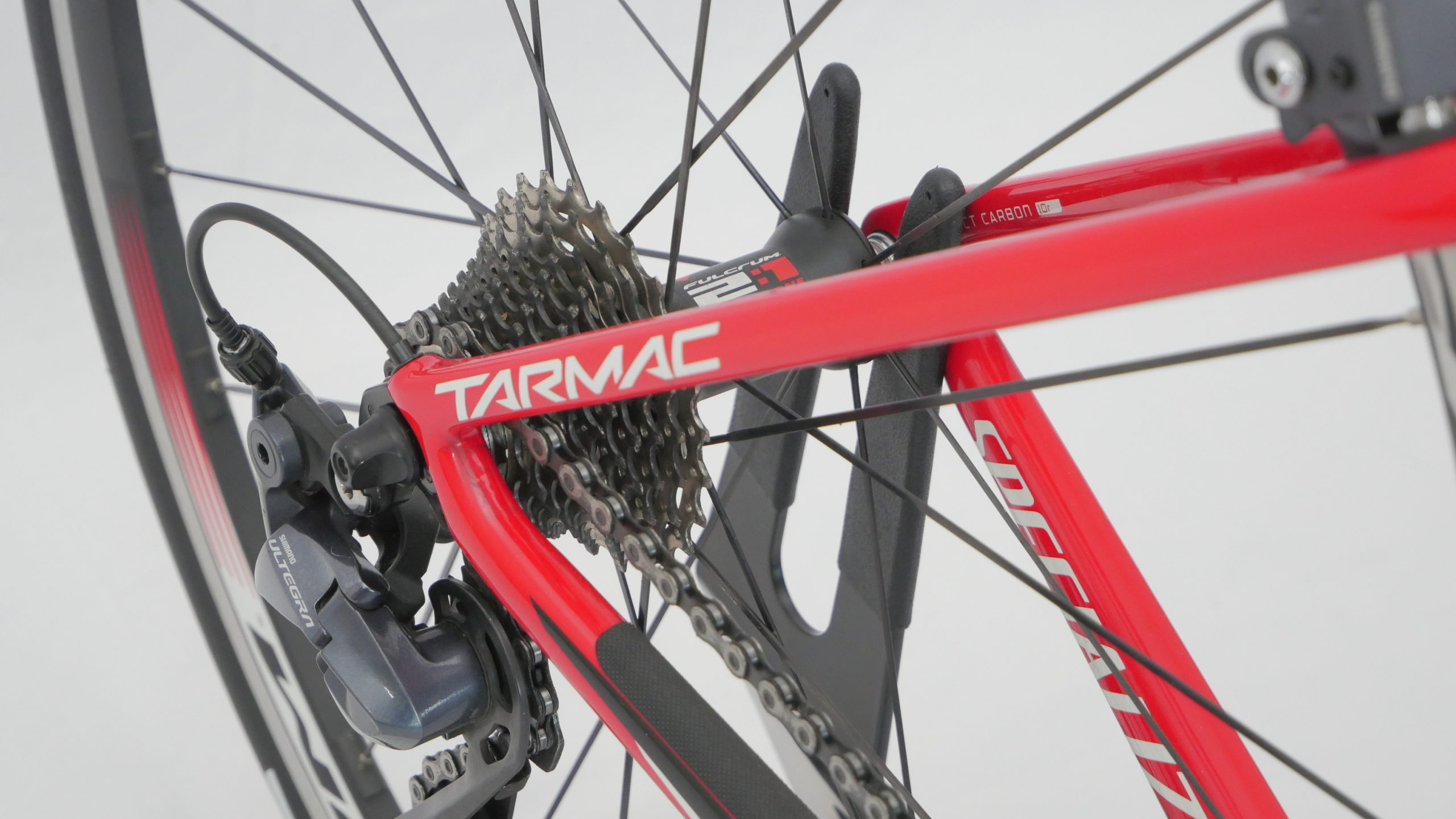 Rennrad Specialized Tarmac SL6 expert Shimano Ultegra Rot / Weiß