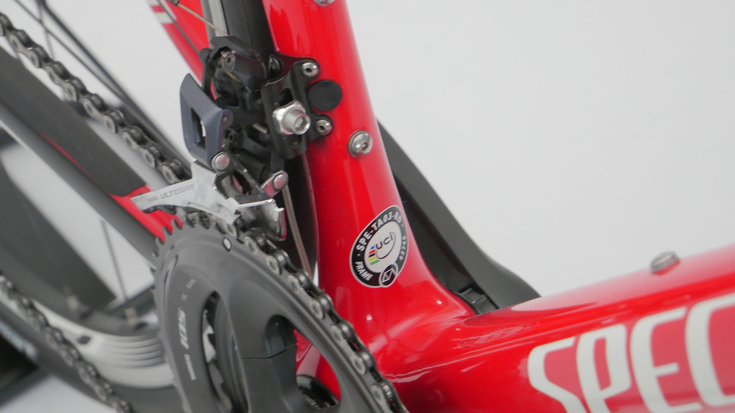 Rennrad Specialized Tarmac SL6 expert Shimano Ultegra Rot / Weiß