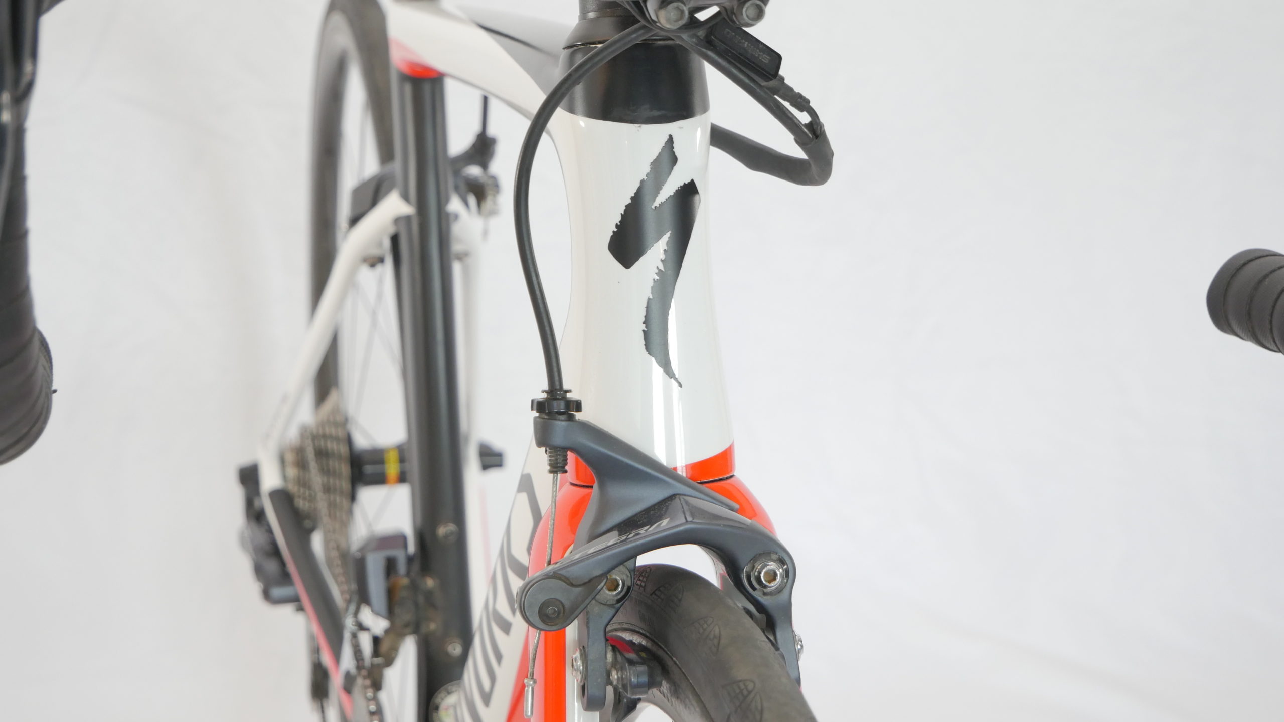 Road Bike Specialized Tarmac SL6 S-Works Shimano Ultegra Di2 Rouge / Blanc