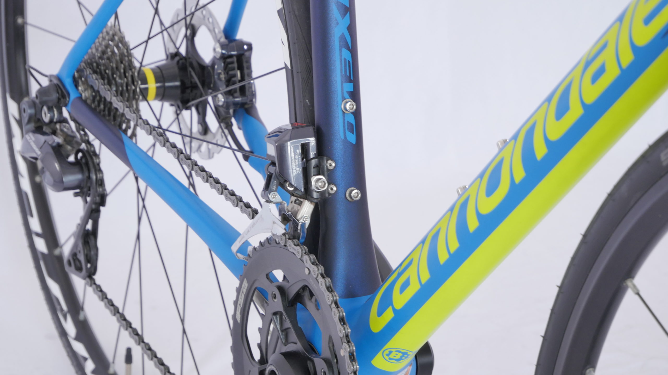 Road Bike Cannondale Supersix Shimano Ultegra Di2 Bleu / Jaune