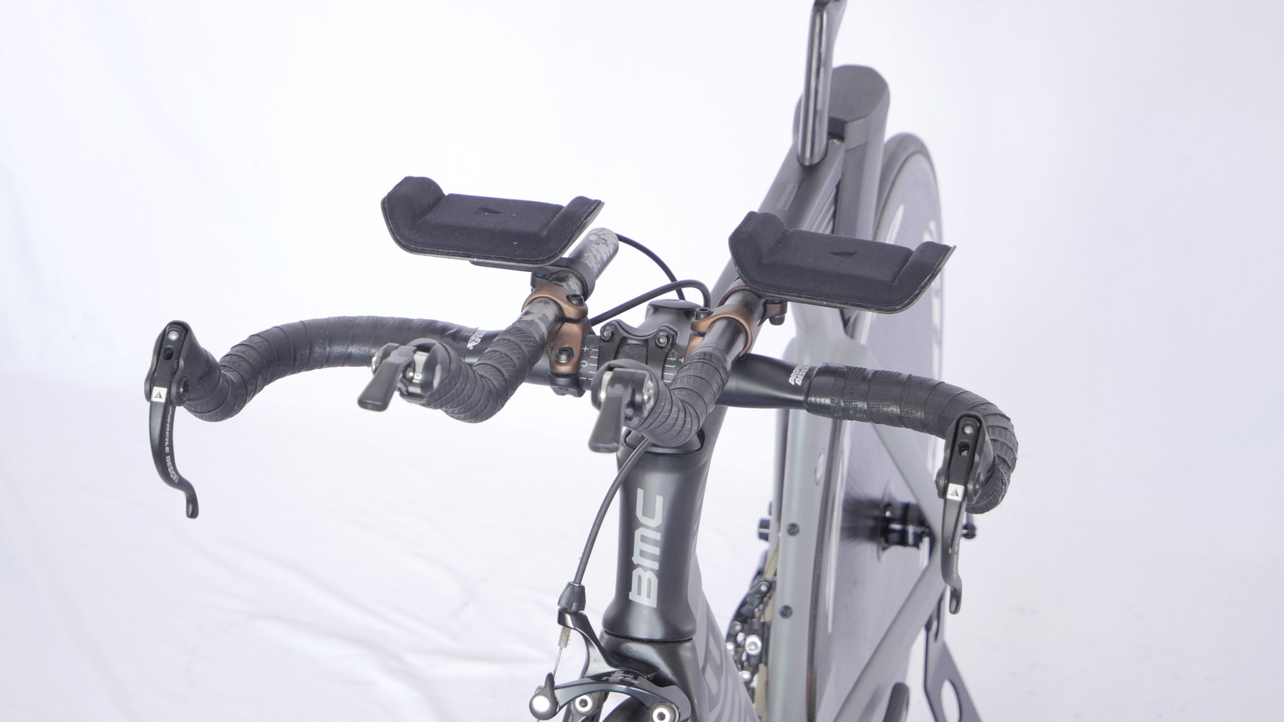Triathlonrad Bmc Timemachine One Shimano 105 Schwarz / Grau