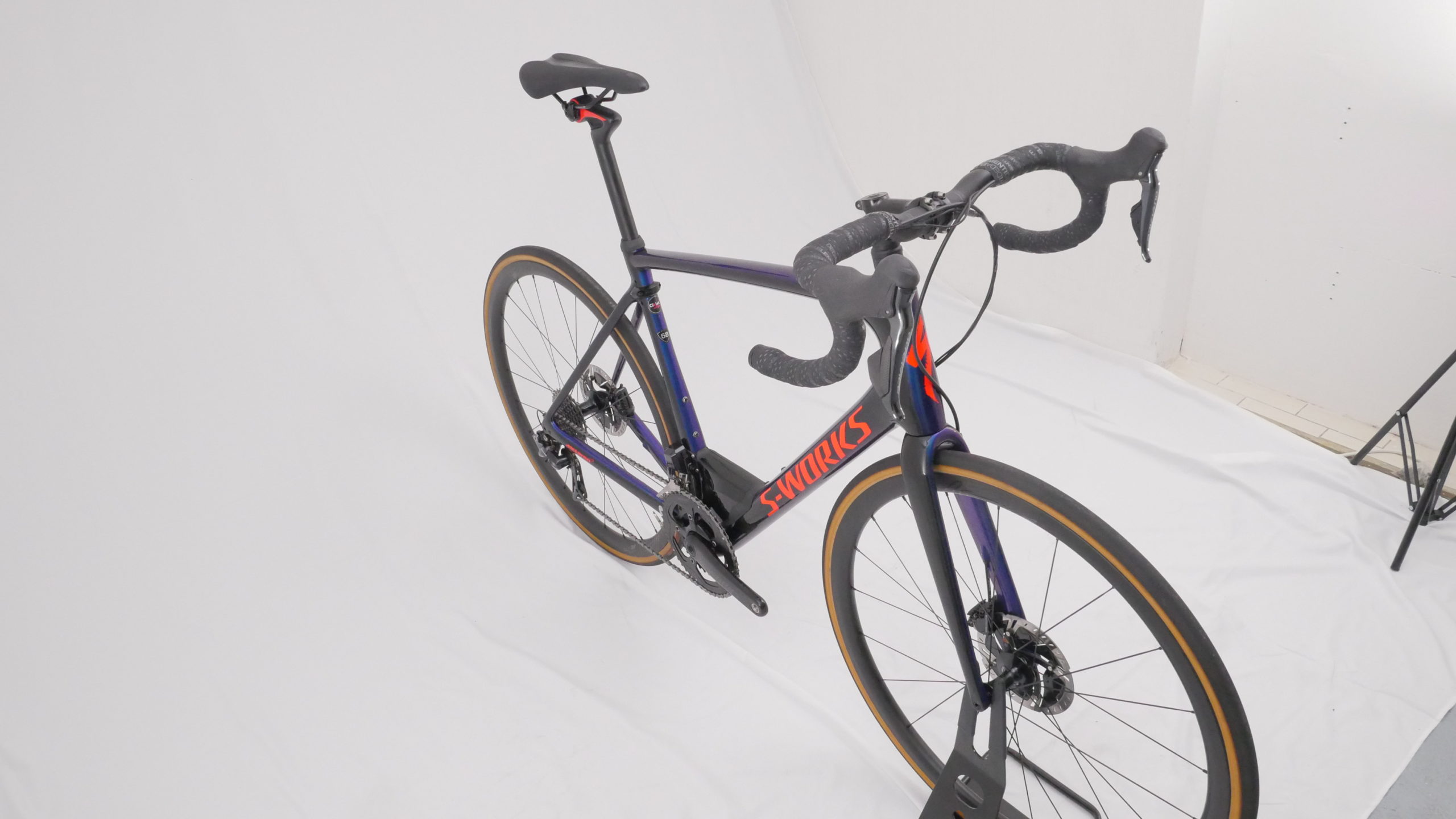 Gravel Bike Specialized S-Works Roubaix McLaren Shimano Dura-Ace Di2 Orange / Violet