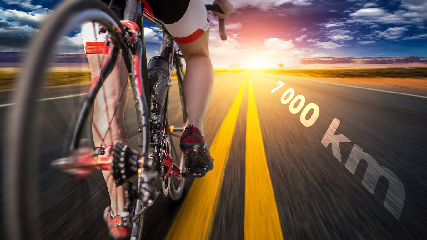 Combien de km avec des pneus de vélo route