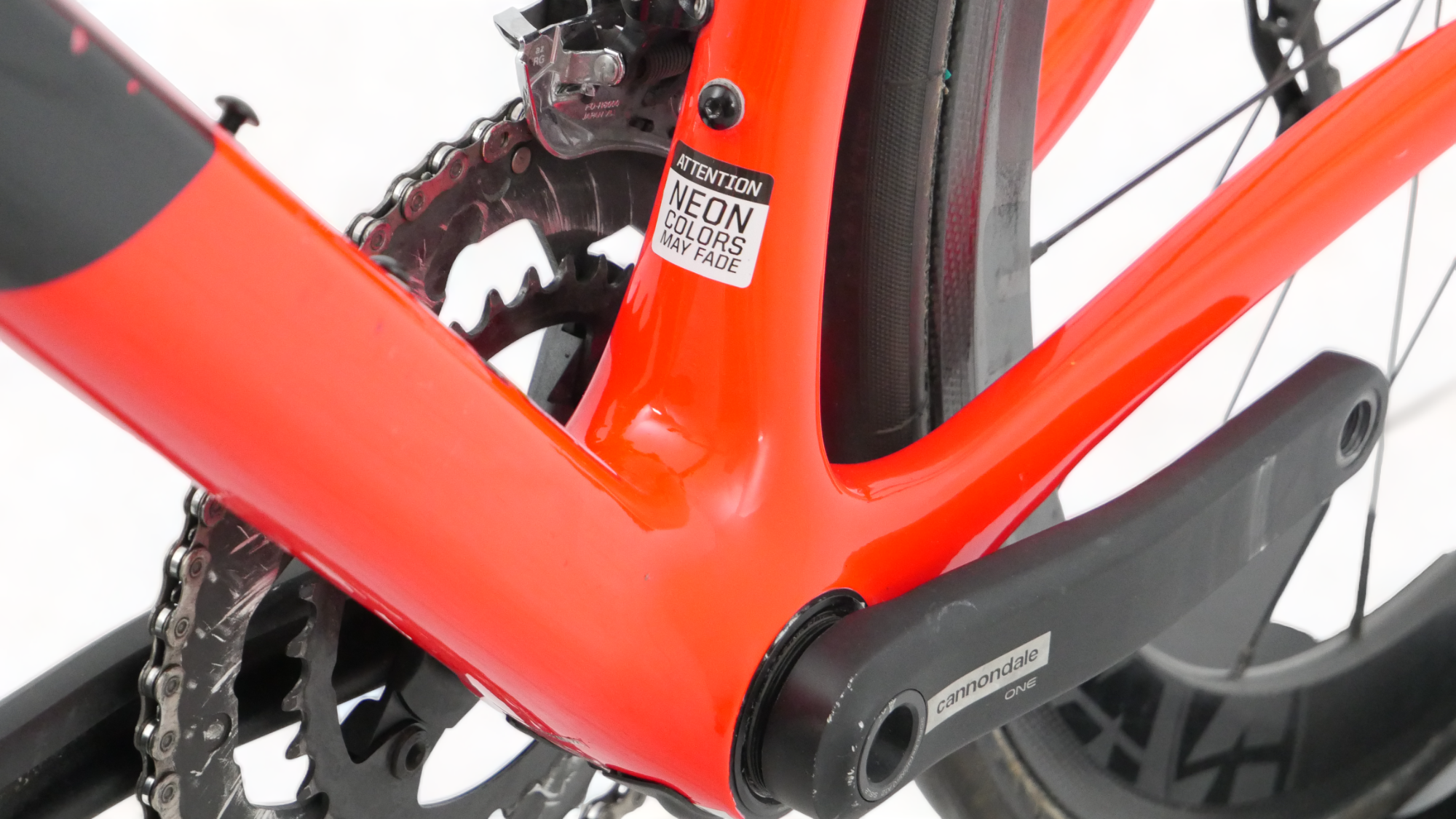 Road Bike Cannondale Supersix Evo Shimano Ultegra Noir / Orange