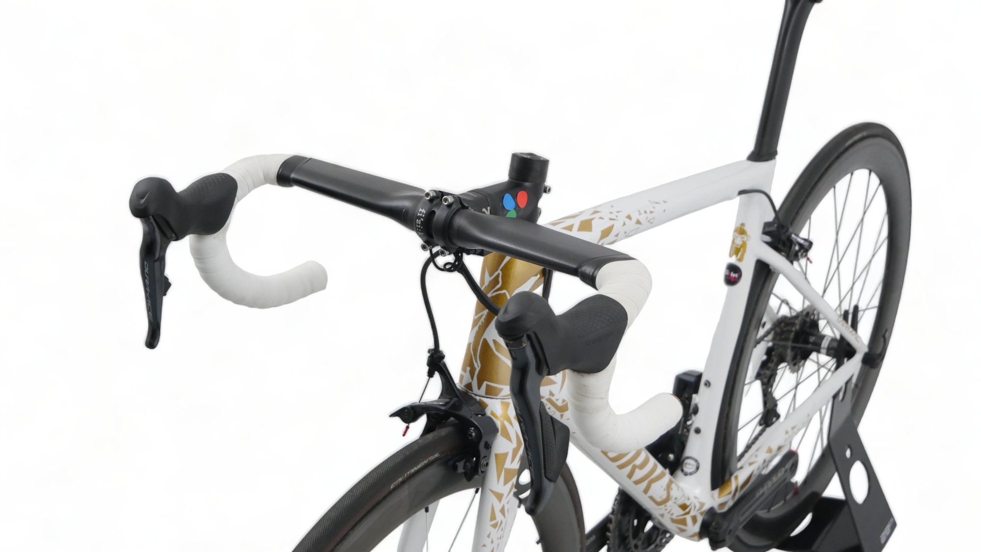 Vélo de route Specialized Tarmac SL6 S-Works Shimano Dura-Ace Di2 Gold / White