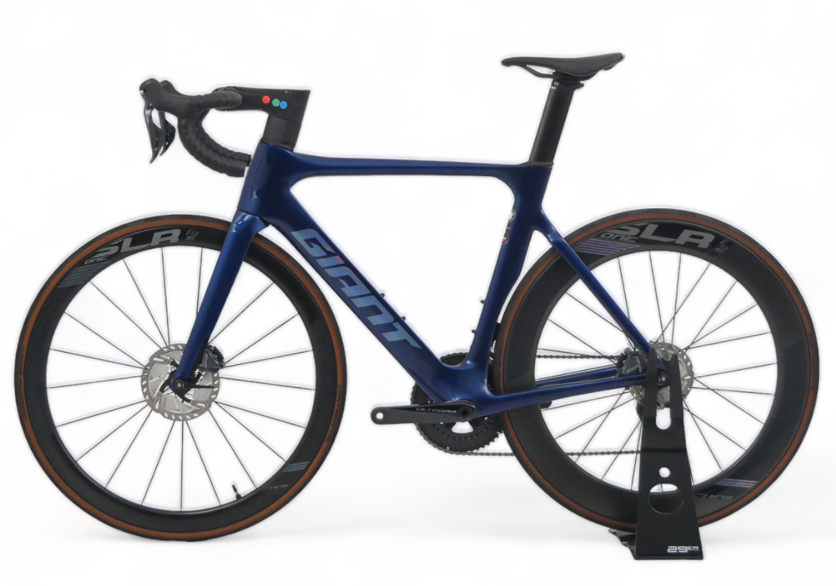 Road Bike Giant Propel Advanced Pro1 Shimano Ultegra DI2 Bleu 54