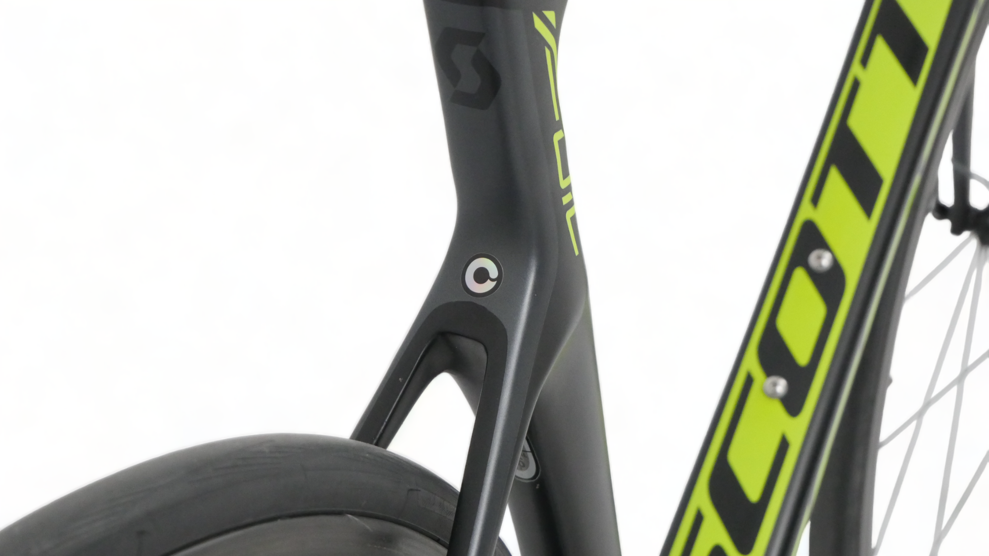 Vélo de route Scott Foil 10 Shimano Ultegra Di2 / Roues Profile Design 38 twenty four Black / Green