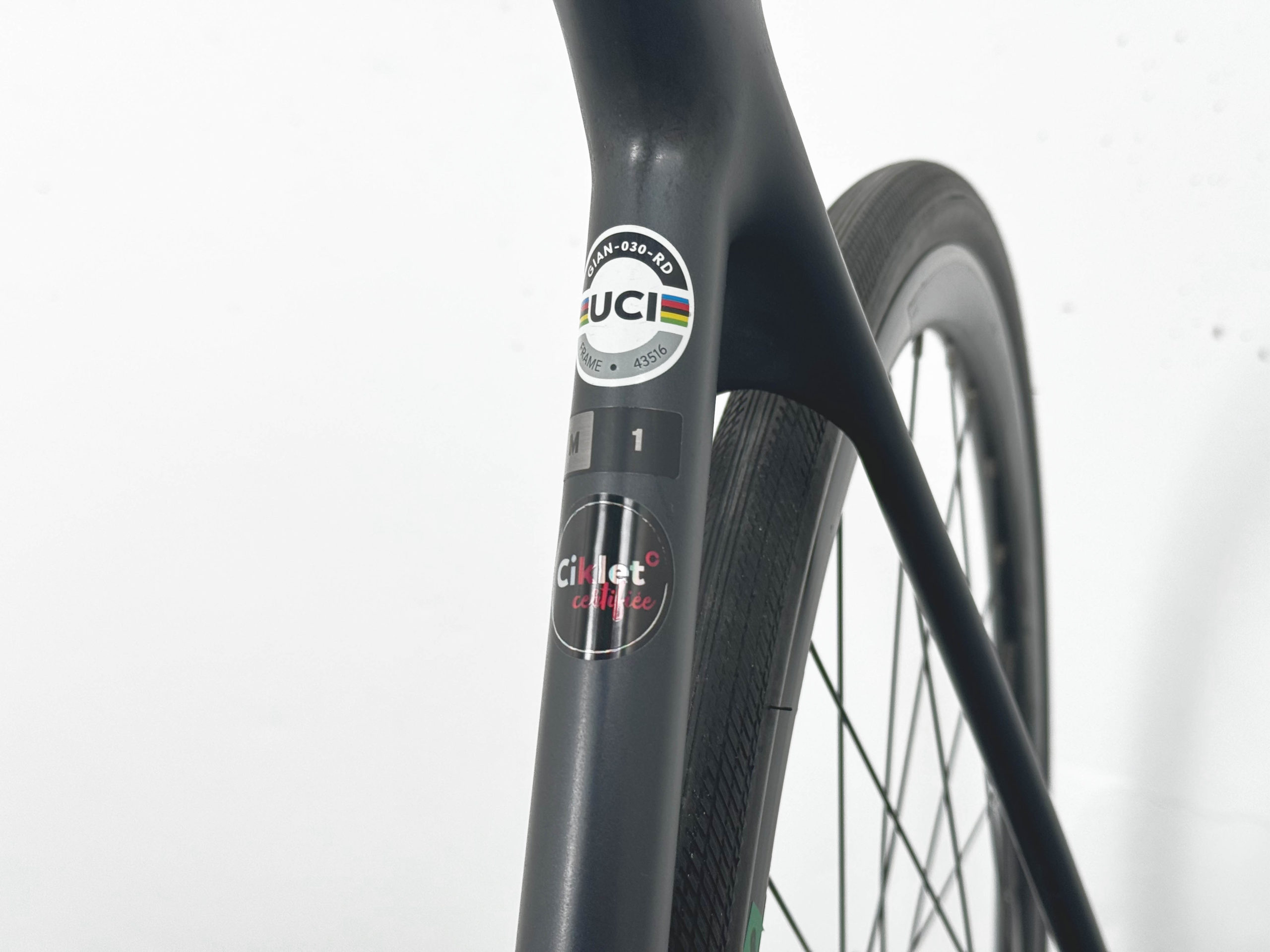 Road Bike Giant TCR Advanced 1 M Shimano Ultegra / Roues Giant PR2 Disc Noir / Gris