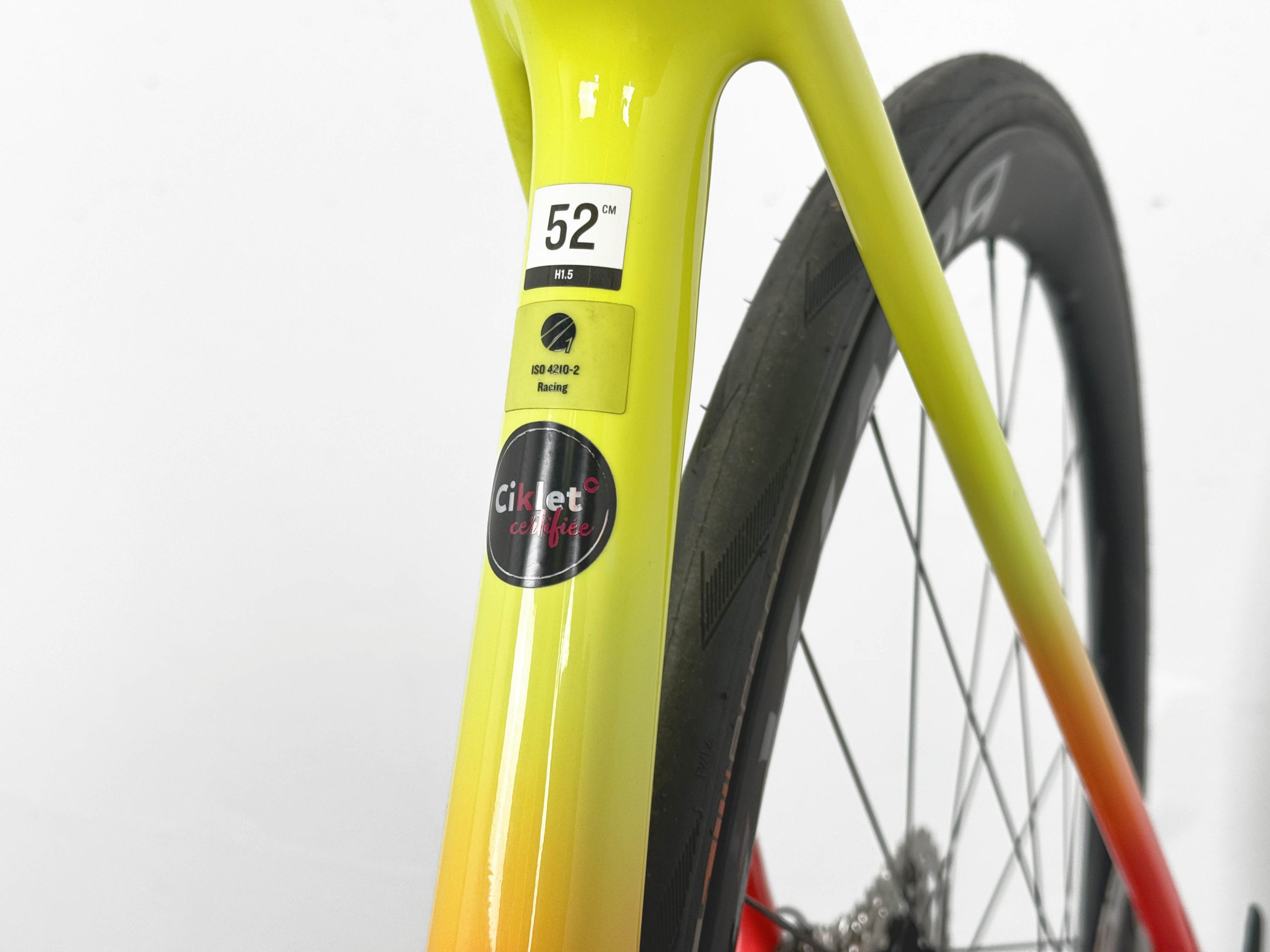Vélo de route Trek Emonda SLR7 Shimano Ultegra Di2 12v / Roues Bontrager Aeolus 37 TLR Orange / Yellow