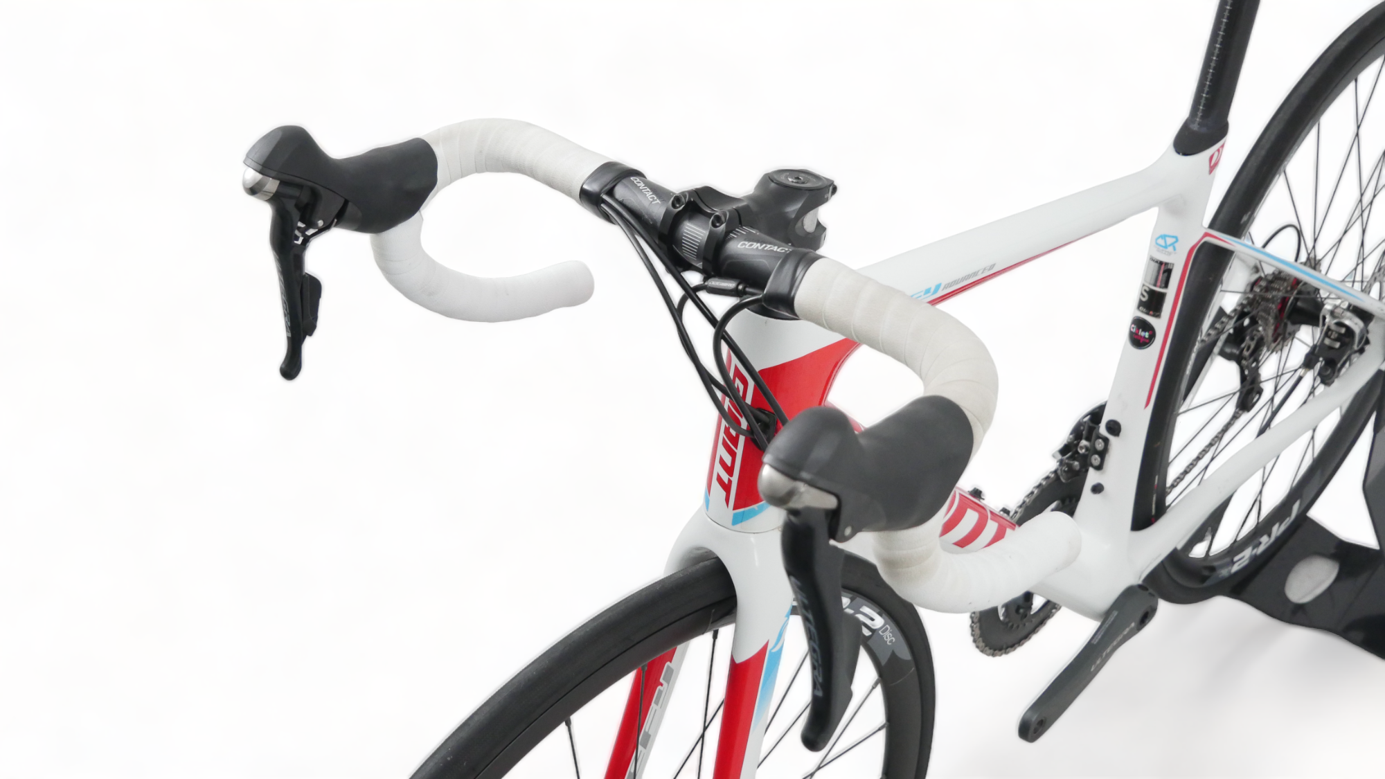 Road Bike Giant Defy Advanced 1 Shimano Ultegra / Roues Giant PR-2 Disc Rouge / Blanc