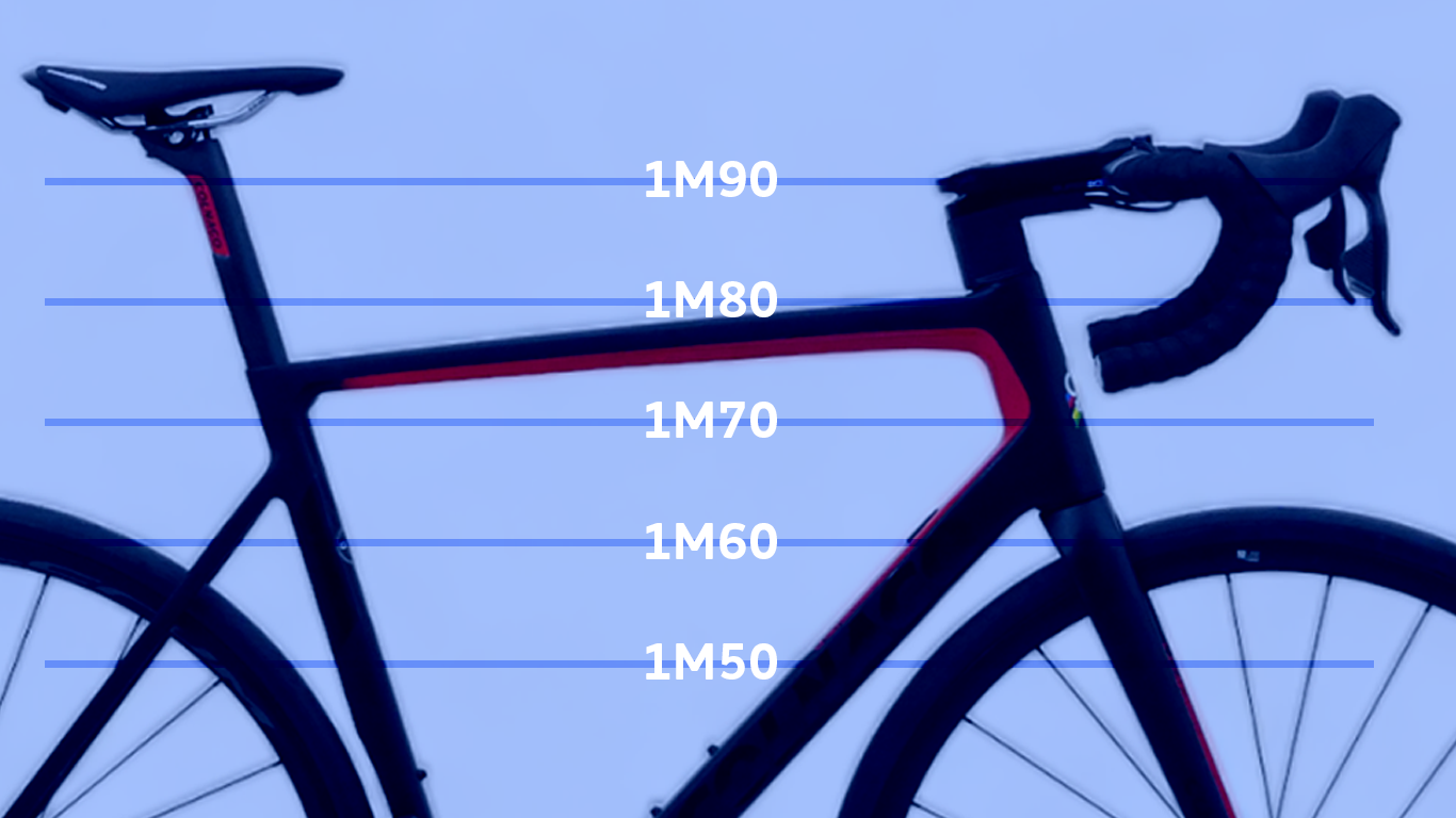 Quelle taille de vélo pour 1m75 ?