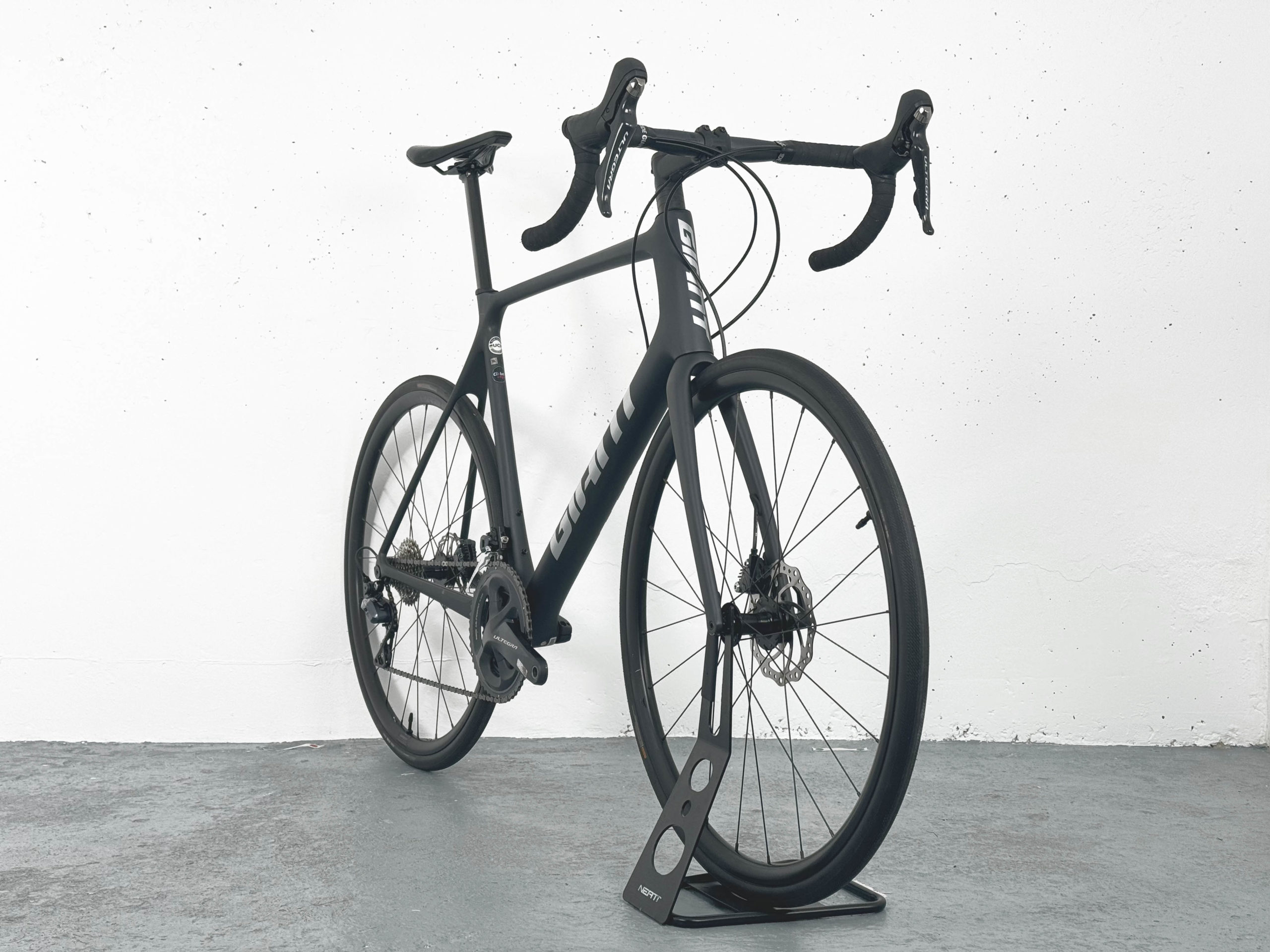Road Bike Giant TCR Advanced 1 XL Shimano Ultegra / Roues Giant PR2 Disc Noir / Gris