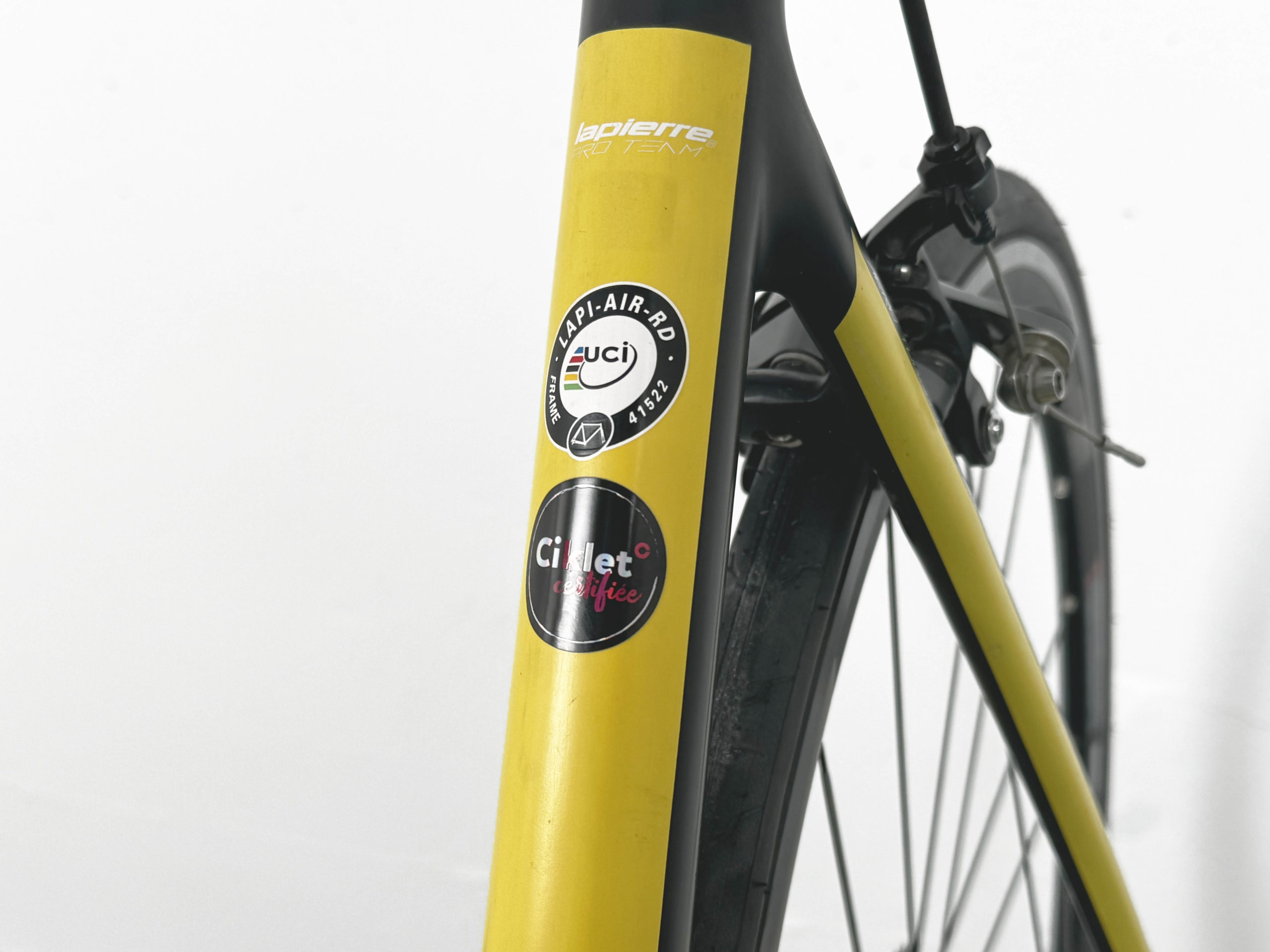 Vélo de route Lapierre Aircode 700 Shimano Ultegra / Roues Vision team 35 Black / Yellow