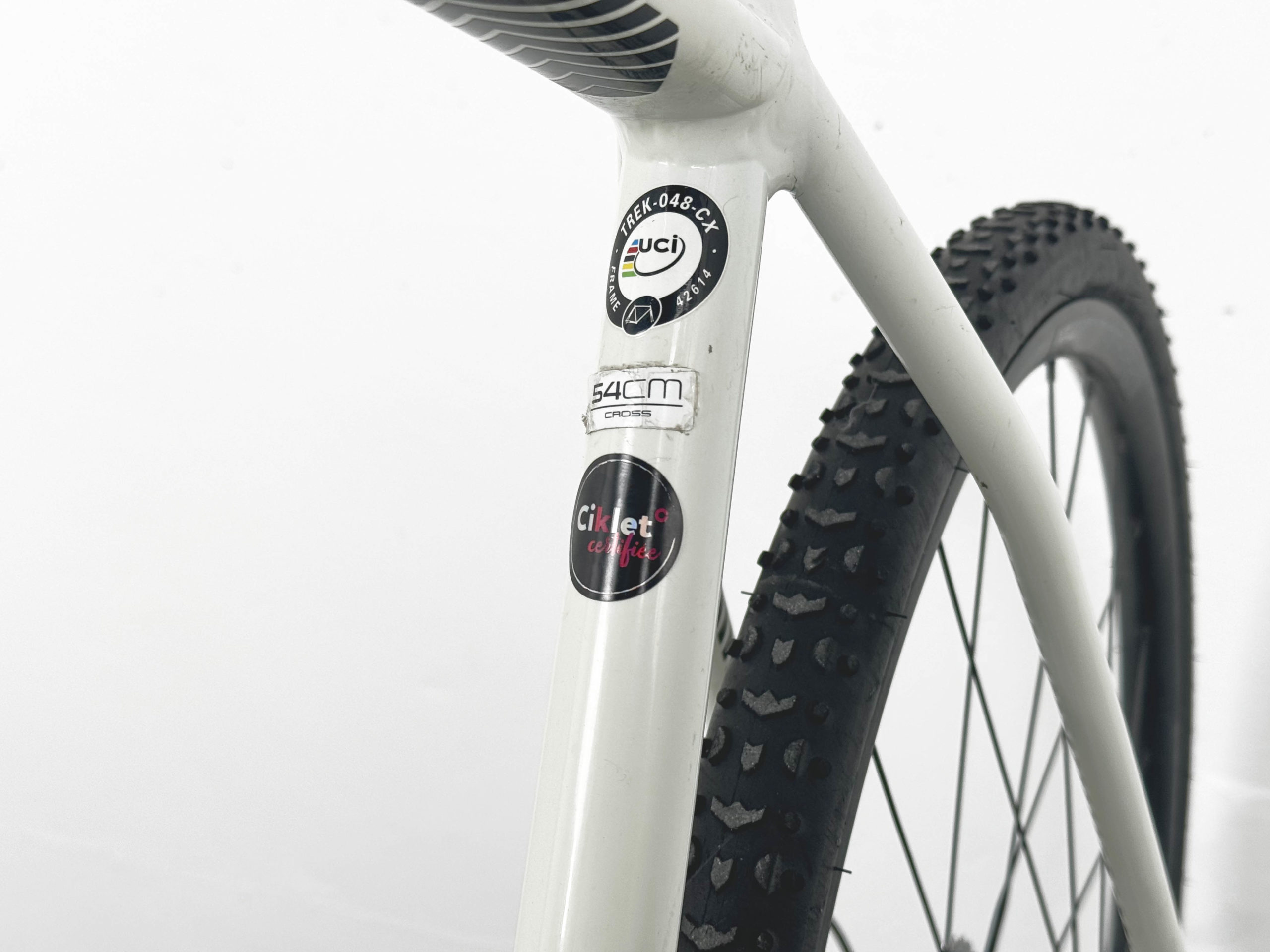 Gravel Bike Trek Crockett Sram Rival / Roues Bontrager Paradigm Comp 25 Beige / Blanc