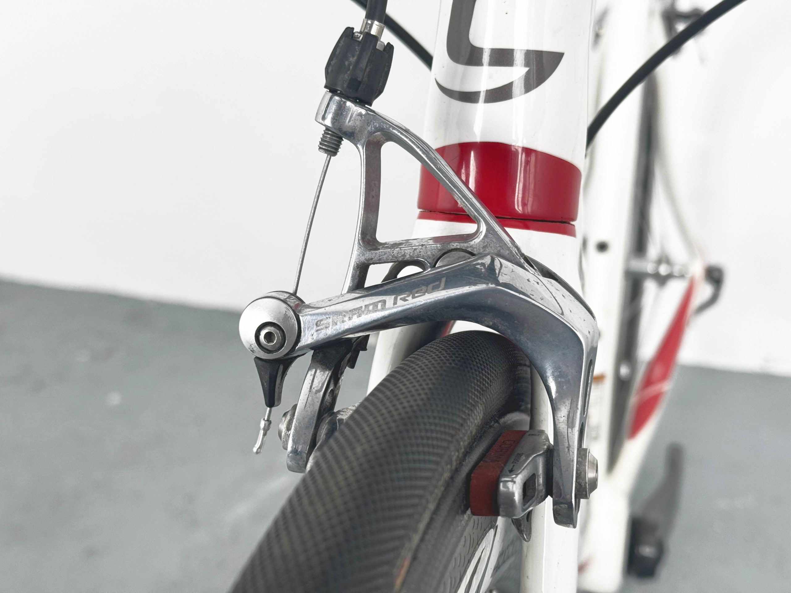 Road Bike Cannondale Slice Sram Red-Force/ Roues Zipp 404 Firecrest Tubular Rouge / Blanc