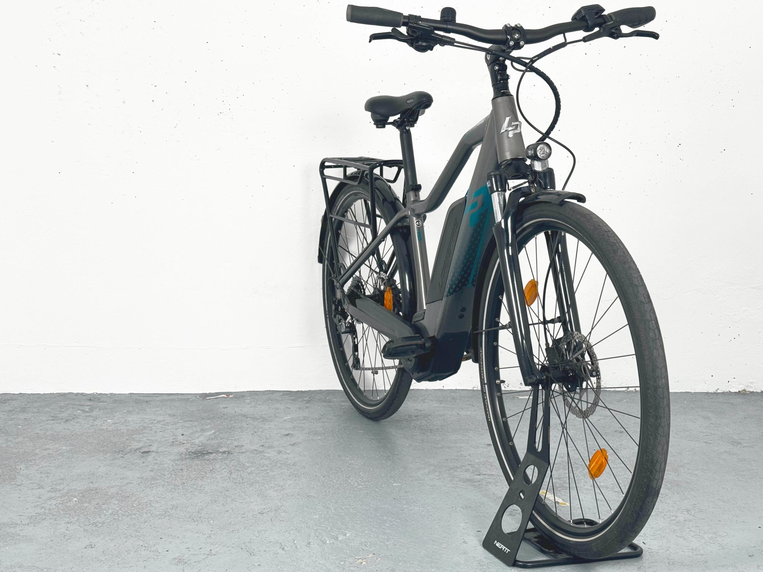 City Bike Vélo électrique Lapierre Overvolt Trekking 600 Bleu / Gris