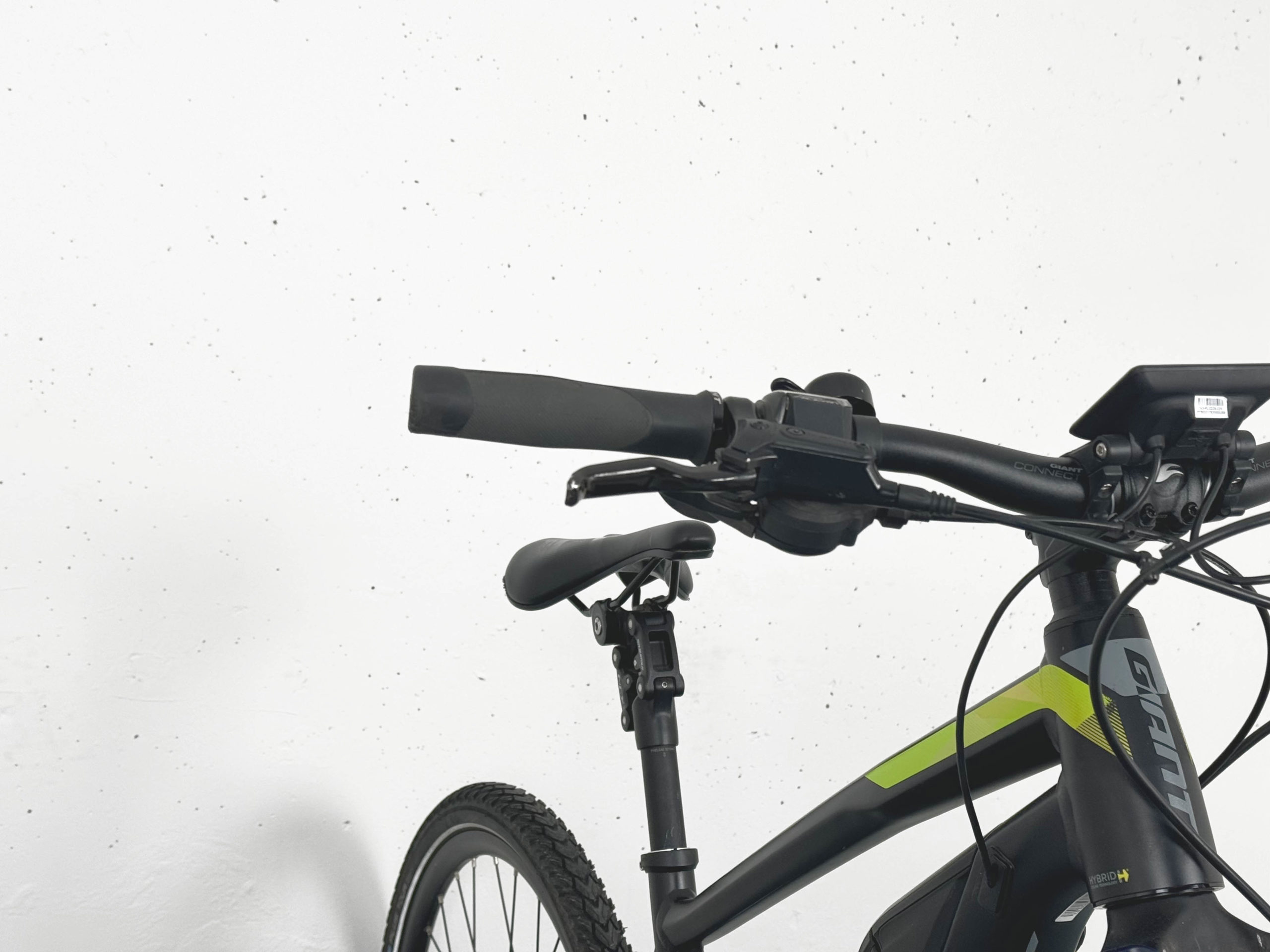 City Bike Vélo électrique Giant Explore E3 + GTS Noir / Vert