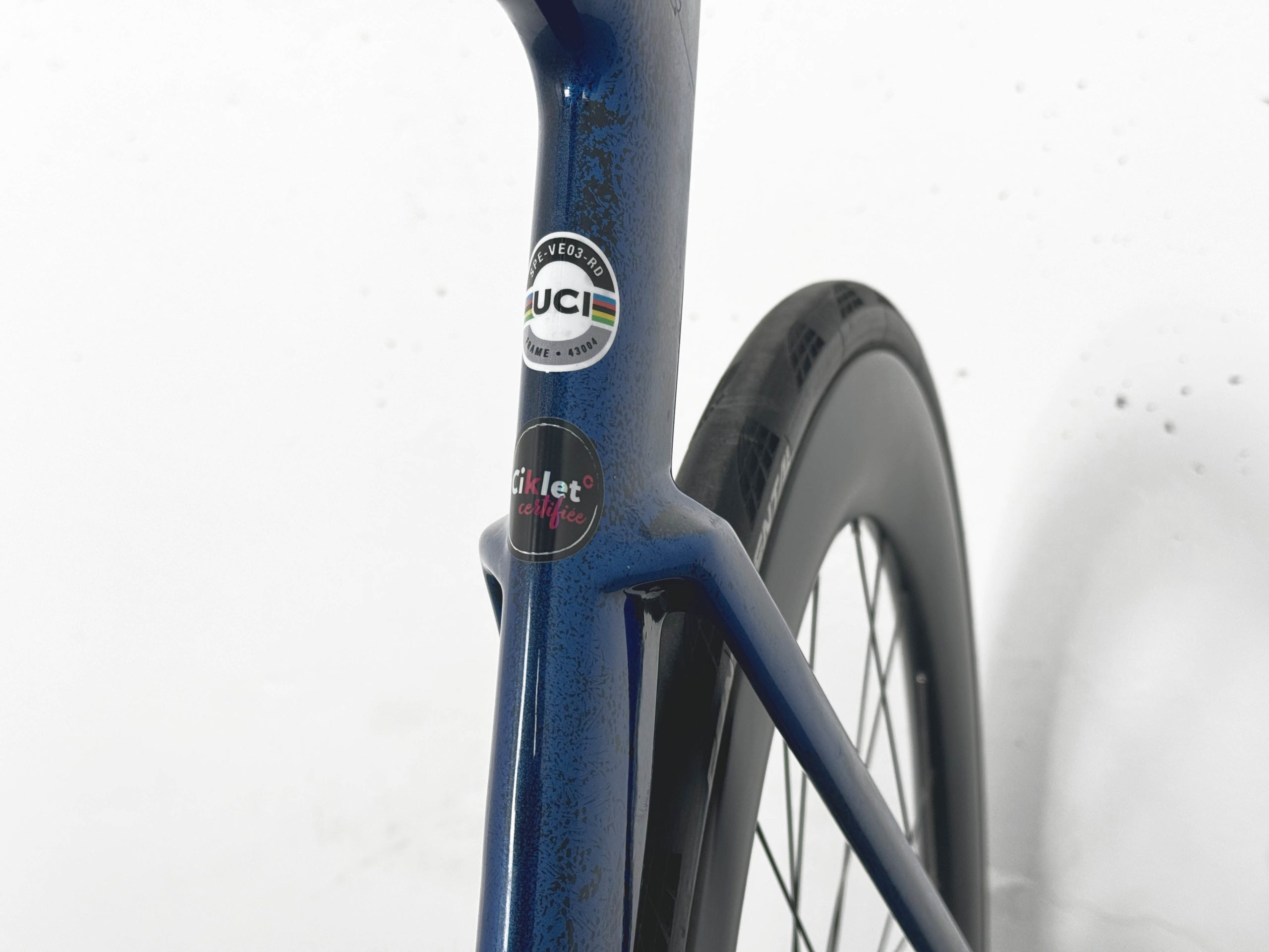 Vélo de route Specialized Venge S-Works Shimano Dura-Ace di2 / Roues Roval CL 64 rapide Black / Blue